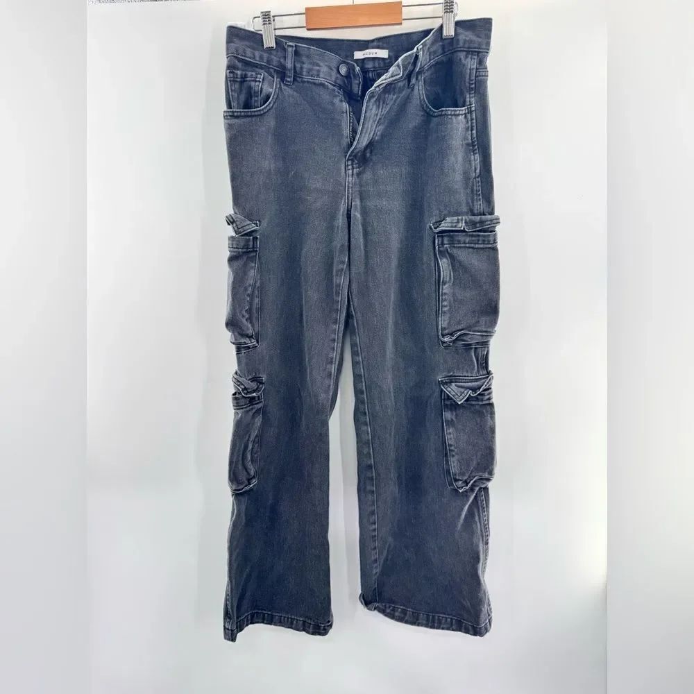 3For$20 PACSUN 90’s Baggy Black Wash Cargo Jeans Size: 26